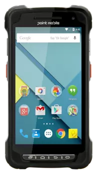 Терминал сбора данных (ТСД) Point Mobile PM80 Image, 2D, 4x1400MHz, 2Gb, 16Gb, Android 5.0, 5", 1280x720, USB, Wi-Fi 802.11 a/b/g/n, bluetooth, GSM, GPS, 3100mAh (PM80G8M0497E0C)