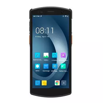 Терминал сбора данных (ТСД) Urovo CT58 Image, 1D/2D, 8x2 ГГц, 4Gb, 64Gb, Android 12, 5.5", 720x1440, Cam, USB, Wi-Fi 802.11 ac/a/b/g/n/d/e/h/i/j/k/r/v/w, BT, NFC, GSM, 3G/4G, GPS, 5 А·ч/14 ч (CT58-SU3S12E4031)