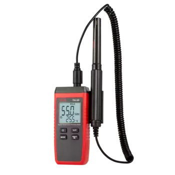 Термогигрометр RGK TH-30, черный/красный (776325)