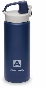 Термокружка АРКТИКА 702-500, 500мл, корпус сталь/колба сталь, синий (702-500/BLU)
