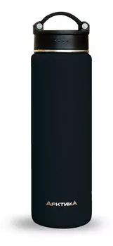 Термокружка АРКТИКА 708-700, 700 мл, корпус сталь/колба сталь, черный (708-700/BLA)