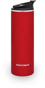 Термокружка АРКТИКА 710-480, 480мл, корпус сталь/колба сталь, красный (710-480/RED)