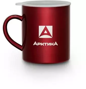 Термокружка АРКТИКА 802-300, 300мл, корпус сталь/колба сталь, красный (802-300/RED)