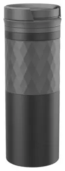 Термокружка Contigo Glaze, 470мл, корпус сталь/колба сталь, керамика, черный