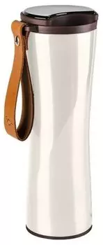 Термокружка Kiss Kiss Fish MOKA Smart Coffee Tumbler, 430мл, корпус сталь/колба сталь, белый (6939427200103)