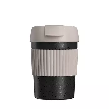 Термокружка Kiss Kiss Fish Rainbow mini S-U35C-179, 360 мл, корпус пластик и силикон/колба сталь, черный (S-U35C-179)