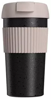 Термокружка Kiss Kiss Fish Rainbow S-U45C-230, 490мл, корпус пластик и силикон/колба сталь, черный (S-U45C-230)