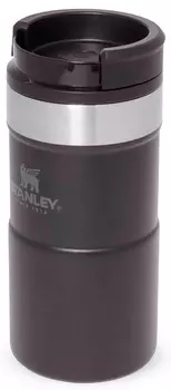 Термокружка Stanley Classic Neverleak, 250мл, корпус сталь/колба сталь, черный (10-09856-007)