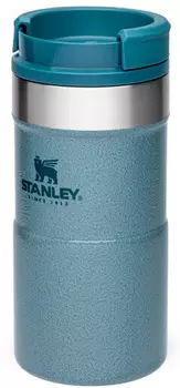 Термокружка Stanley Classic Neverleak, 250мл, корпус сталь/колба сталь, голубой (10-09856-009)