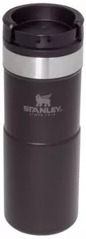 Термокружка Stanley Classic Neverleak, 350мл, корпус сталь/колба сталь, черный (10-09855-007)