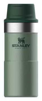 Термокружка Stanley Classic Trigger Action, 350мл, корпус сталь/колба сталь, зеленый (10-09848-006)