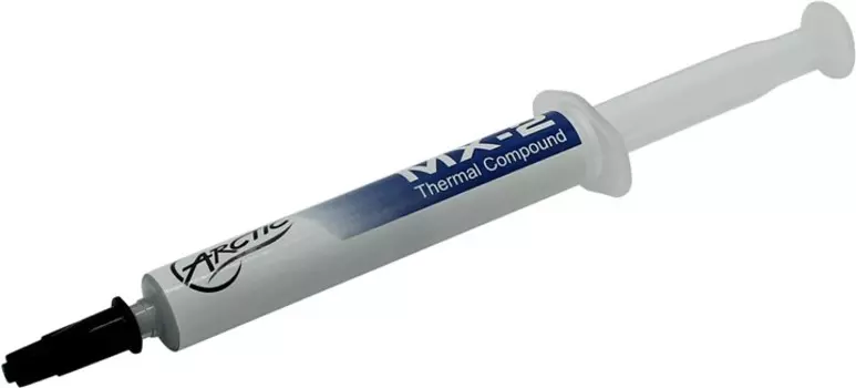 Термопаста Arctic Cooling MX-2, 5.6 Вт/м·К, шприц, 8 г, белый (ORACO-MX20001-BL)