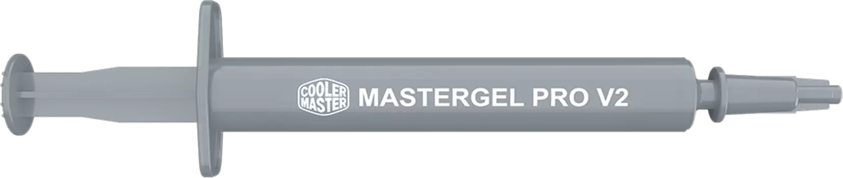 Термопаста Cooler Master MasterGel Pro V2, 9 Вт/м·К, шприц, термопаста, лопатка, 1.5 г, серый (MGY-ZOSG-N15M-R3)