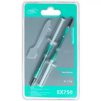 Термопаста Deepcool EX750, 6.2 Вт/м·К, шприц, 3 г (R-EX750-GY030C-G-1)