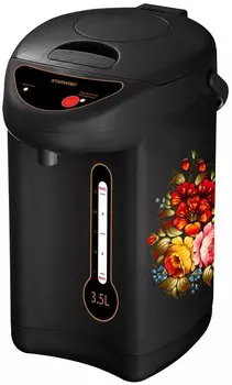 Термопот Starwind STP1830 3.5л. 750Вт, металл/пластик, черный/принт (STP1830)