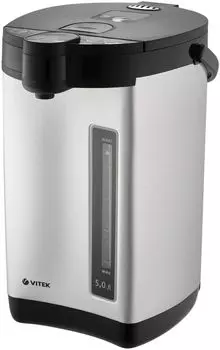 Термопот VITEK VT-1186 5л. 1.43 кВт, металл/пластик, серебристый/черный ( VT-1186)