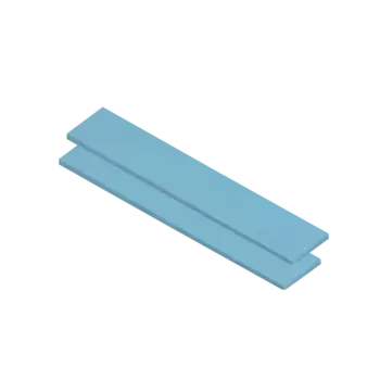 Термопрокладка Arctic Thermal Pad APT2560, 6 Вт/м*К, пакет, 120x1.5x20 мм, 2шт, голубой (ACTPD00014A)