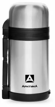 Термос АРКТИКА 201-100, 1л, корпус сталь/колба сталь, серебристый (201-1000/SIL)