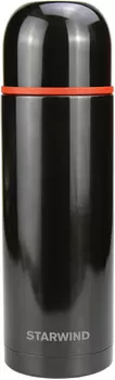 Термос Starwind 20-1000/1, 1 л, корпус нержавеющая сталь/колба нержавеющая сталь, графитовый (20-1000/1)