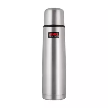 Термос THERMOS FBB 1000B L&amp;C, 1л, корпус сталь/колба сталь, серебристый (853240)