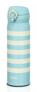 Термос THERMOS JNL-502, 500мл, корпус сталь/колба сталь, голубой/желтый (319616)