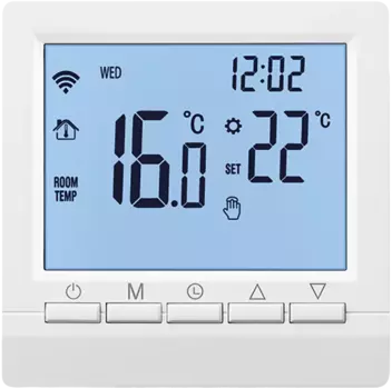 Термостат GEOZON ST-01, Wi-Fi, 220V, Android/iOS, белый (GSH-STT01)