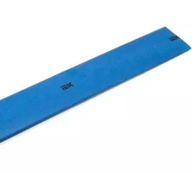 Термоусаживаемая трубка ТУТ IEK, 1.6 см/8 мм, 1 шт. x 1 м, синий (UDRS-D16-1-K07)