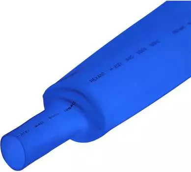 Термоусаживаемая трубка ТУТ REXANT, 3 см/1.5 см, 1 шт. x 1 м, синий (23-0005)