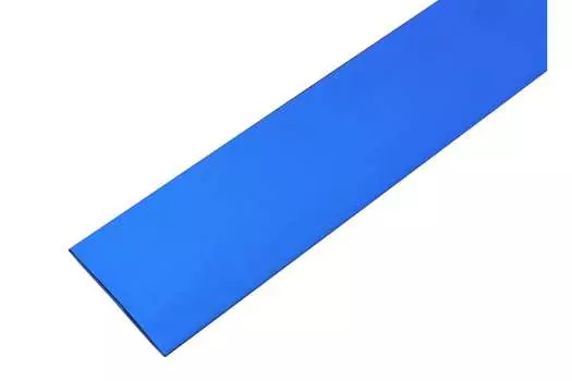 Термоусаживаемая трубка ТУТ REXANT, 35 мм/17.5 мм, 2:1, 1 шт. x 1 м, синий (23-5007)