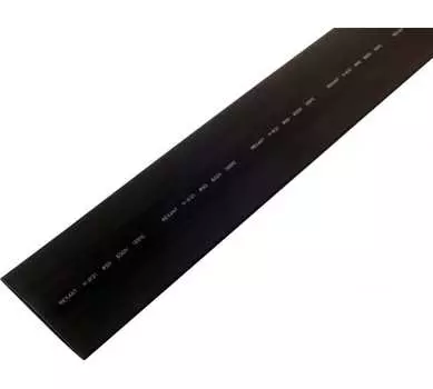 Термоусаживаемая трубка ТУТ REXANT, 5 см/2.5 см, 1 шт. x 1 м, черный (25-0006)