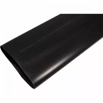 Термоусаживаемая трубка ТУТ REXANT, 95 мм/25 мм, 3:1, 1 шт. x 1 м, черный (26-0095)
