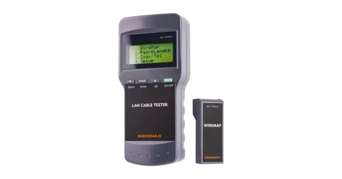 Тестер кабельный NIKOMAX NMC-TED300, UTP/STP, RJ45