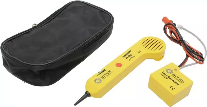 Тестер-трассоискатель кабеля 5bites LY-CT018, BNC/RJ-45/12/11
