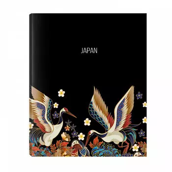 Тетрадь клетка A5 240 листов, кольца, обложка картон - Идиллия, BRAUBERG (404095)