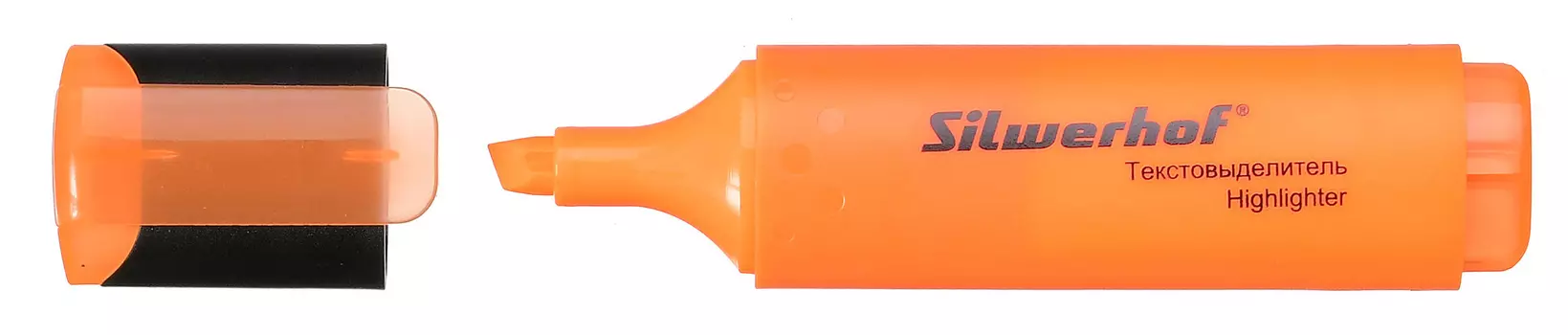 Текстовыделитель Silwerhof Blaze скошенный пиш. наконечник 1-5мм оранжевый картон (108036-06)