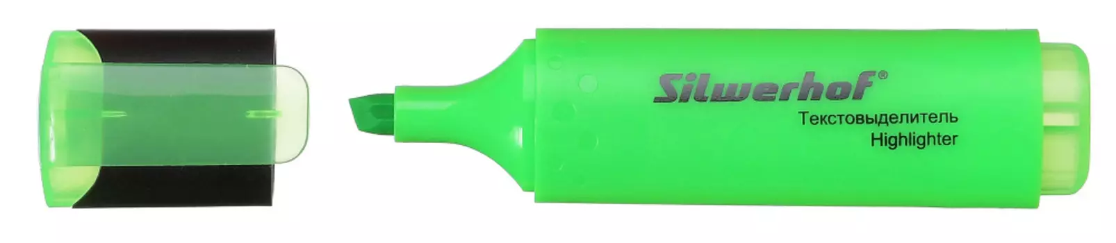 Текстовыделитель Silwerhof Blaze скошенный пиш. наконечник 1-5мм зеленый картон (108036-03)