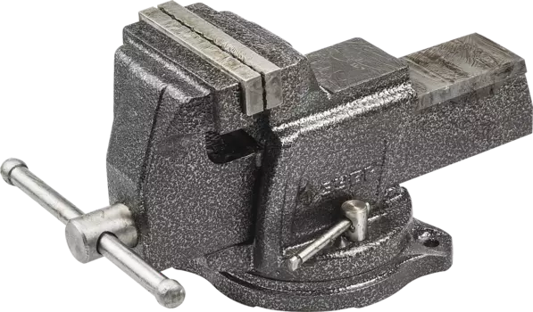 Тиски ЗУБР ЭКСПЕРТ, слесарные, 100мм, функция поворота, наковальня (32703-100)