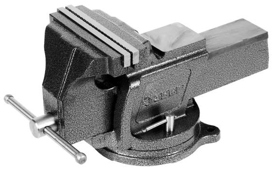 Тиски ЗУБР ЭКСПЕРТ, слесарные, 200мм, функция поворота, наковальня (32703-200)