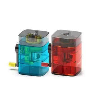 Точилка для карандашей механическая Deli 71162Blue, контейнер для стружки, 1 отверстие (1394499)