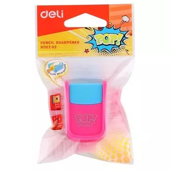 Точилка для карандашей Deli ER00202 PoP, 1 отверстие (1048817)