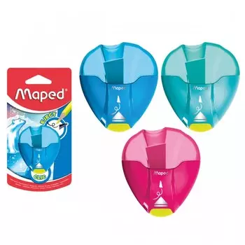 Точилка для карандашей Maped Igloo 032710, контейнер для стружки, 1 отверстие (032710)