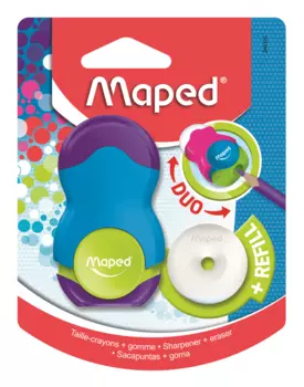 Точилка для карандашей Maped Loopy, контейнер для стружки, 1 отверстие (49120)
