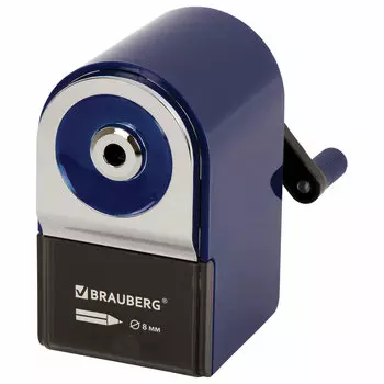 Точилка для карандашей механическая BRAUBERG ORIGINAL, контейнер для стружки, 1 отверстие (228480)