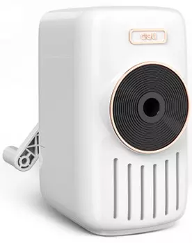 Точилка для карандашей механическая Deli 71165A/white, контейнер для стружки, 1 отверстие (71165A/WHITE)