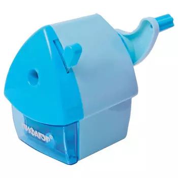 Точилка для карандашей механическая ПИФАГОР Домик гнома, контейнер для стружки, 1 отверстие (270425)