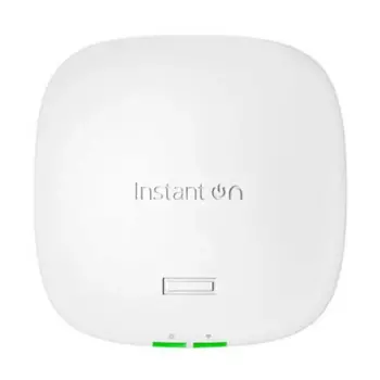 Точка доступа HPE Aruba Instant On AP32 (RW) LAN: 2.5 Гбит/с, 802.11a/b/g/n/ac/ax, 2.4 / 5 ГГц, до 4.17 Гбит/с, внутренних антенн: 2x4.5 дБи, PoE (S1T23A)