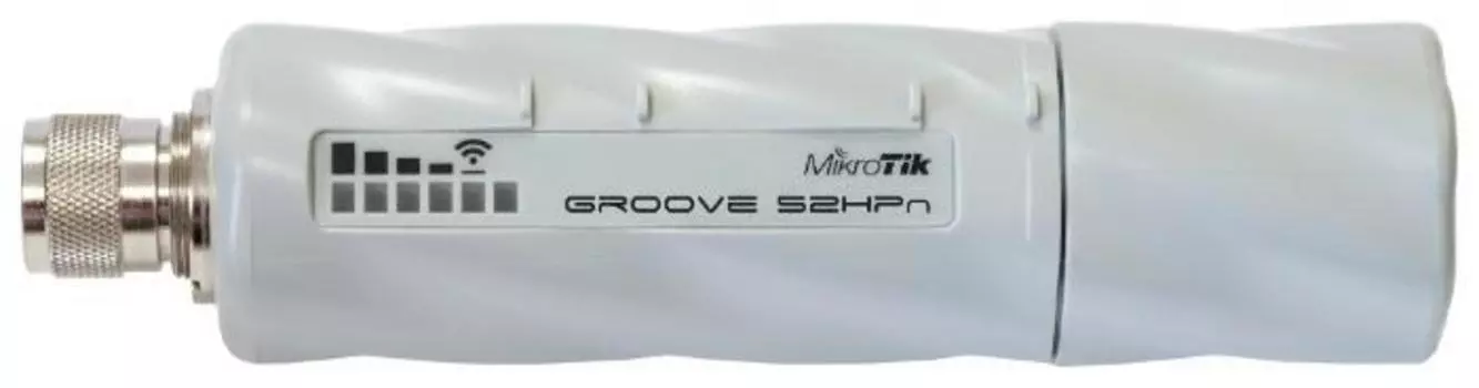 Точка доступа MikroTik Groove 52HPn (RBGroove-52HPn), LAN: 1x100 Мбит/с, 802.11n, 2.4 / 5 ГГц, PoE