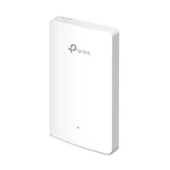 Точка доступа TP-LINK EAP615-WALL 4xLAN: 1 Гбит/с, 1 Гбит/с, 802.11a/b/g/n/ac/ax, 2.4 / 5 ГГц, до 1.78 Гбит/с, внутренних антенн: 2x4 дБи, PoE (EAP615-WALL)