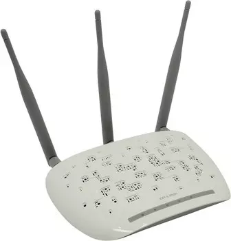 Точка доступа TP-LINK TL-WA901ND, LAN: 1x100 Мбит/с, 802.11n, 2.4 ГГц, до 300 Мбит/с, внешних антенн: 3x4dBi, PoE