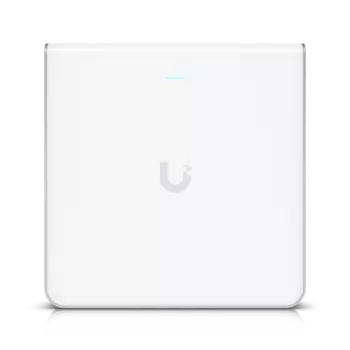 Точка доступа Ubiquiti UniFi6 Enterprise In-Wall 5xLAN: 2.5 Гбит/с, 1 Гбит/с, 802.11a/b/g/n/ac/ax, 2.4/5/6 ГГц, до 4.8 Гбит/с, внутренних антенн: 4x5.8 дБи, PoE (U6-Enterprise-IW)